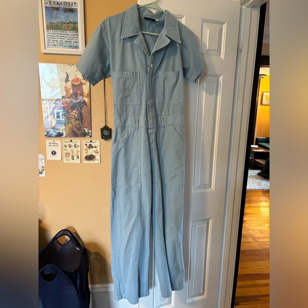 Baby Blue Big Bud Press Jumpsuit in Medium